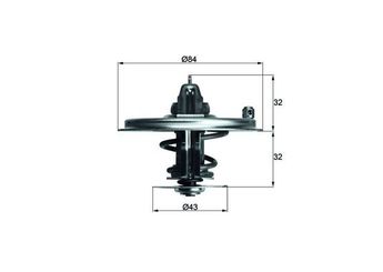 Termostat 80 °C  MAHLE TX 36 80D  1153172003 11531720033 1153 1 720 033 1720033