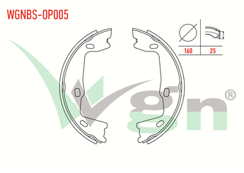 El Fren Balatası  WGN WGNBS-OP005  1605686 1605764 1605897 1605921 1605938 552152 90063339 90251451 90273259 90343627 90349868 90495854 90509606 90512907 90541931 16 05 921 5 52 152 4543419 4544326 4836441 4838660