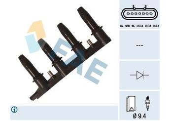 Ateşleme Bobini  HELLUX HLB5081  1208086 55561655 96476983 134016