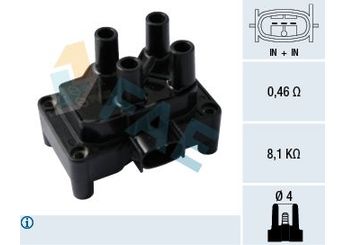 Ateşleme Bobini  FAE 80285  1317972 1319788 1319929 1619343 1S7G12029AC 1S7Z12029AA 988F12029AB 988F12029AD 988F12029BA YM2F12024AD YM2F12029AB 1E0518100B 1F2018100 C20118100A C20118100B LF0118100 1E081810X 1E091810X C20118100 1S7G-12029-AC 1S7Z-12029-AA 988F-12029-AB 988F-12029-AD 988F-12029-BA YM2F-12024-AD YM2F-12029-AB 1E05-18-100B 1E08-18-10 X 1E09-18-10 X 1F20-18-100 C201-18-100 C201-18-100A C201-18-100B LF01-18-100
