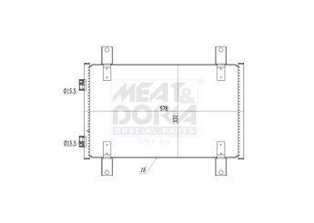 Klima Radyatörü  MGA 82108  1340166080 6455CG 00006455CG