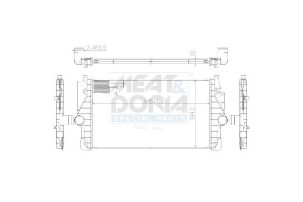 Turbo Radyatörü  VEKA 42-4435