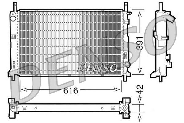 Su Radyatörü  DENSO DRM10071