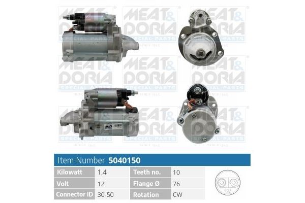 Marş Dinamosu  Fiat 500L (330)(2012->)  FIAT ORJINAL 51872564