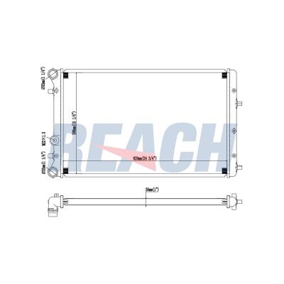 Su Radyatörü  Volkswagen Polo IV (9N1)(11.2001->2005)  BSG 95-520-005