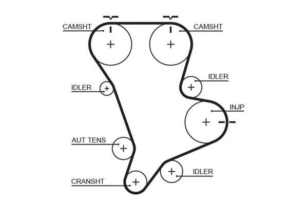 Triger Kayışı  GATES 5583XS
