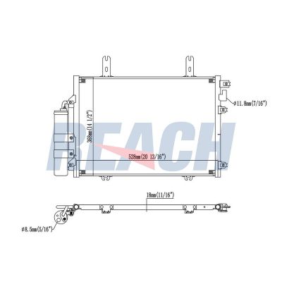 Klima Radyatörü  Renault Kangoo (F/KC0)(06.1997->)  ORİS CRN680016