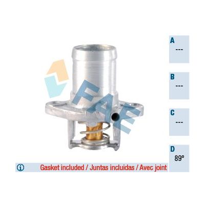 Termostat 89 °C  Renault Clio II (B/CB0)(06.1998->)  GVA 5114217