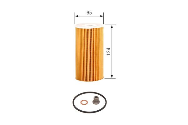 Yağ Filtresi  Chrysler Grand Voyager (RT)(2008->)  BOSCH F 026 407 206