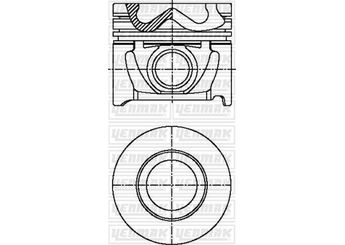 Piston  YENMAK 4444-050-TPR  36-04444-050