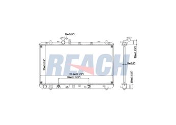 Su Radyatörü  RADISEN RR 64255  1770079J10 1770080JD0 1770080JA0 1770079J10A00 71747007