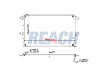 Klima Radyatörü  BEHR AC 171 000P  6K0820413B 6K0820413A 6K0820413C 6K0820413