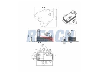Motor Yağ Soğutucu  GVA 4229112K  55273042 55236754 55220558 650159 55208625