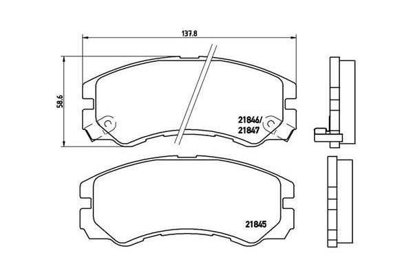 Fren Disk Balata Ön Opel Frontera B (1998->)  MAGNETI MARELLI 363700459020