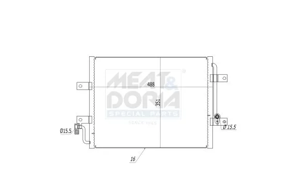 Klima Radyatörü  VEKA 43-1801