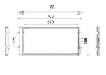 Klima Radyatörü  VEKA 43-2149  99231 59000