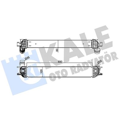 Turbo Radyatörü  Renault Laguna Grandtour (2007->)  KALE 342385