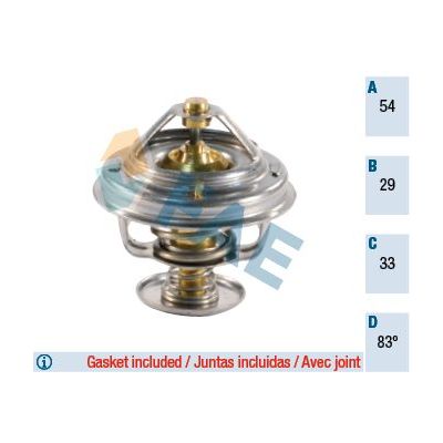 Termostat 82 °C  Mitsubishi L 200/300/400 (PA0)(1998->)  MAGNETI MARELLI 359001201480