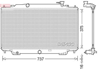 Su Radyatörü  DENSO DRM44042  DRM44042 PE2015200