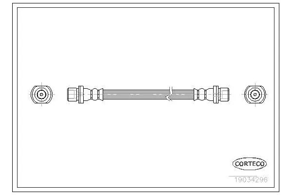Fren Hortumu Arka Sağ veya Sol Peugeot 107 (05.2005->)  FROW 276.1112.003
