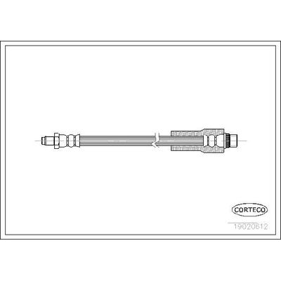 Fren Hortumu Ön Sağ veya Sol OSSCA 00257
