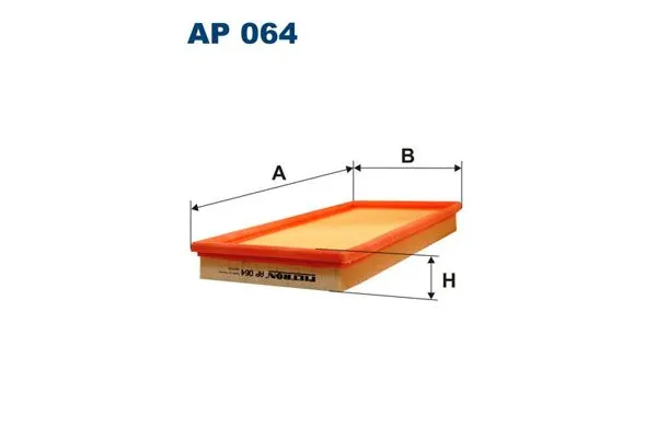 Hava Filtresi  Volvo Serisi 340 (1976->)  FILTRON AP 064