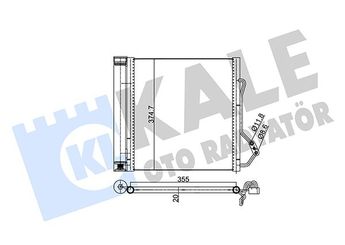 Klima Radyatörü  KALE 352620  1632V003 0001632V003 Q0001632V004000000