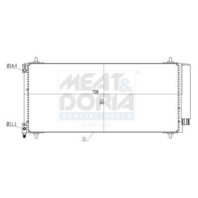 Klima Radyatörü  Citroen C5 Break (10.2004->)  PSA ORJINAL 6455EY