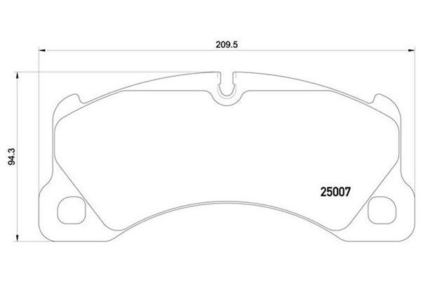 Fren Disk Balata Ön Porsche Cayenne (Typ 9PA1)(01.2007->)  MAGNETI MARELLI 363700465021