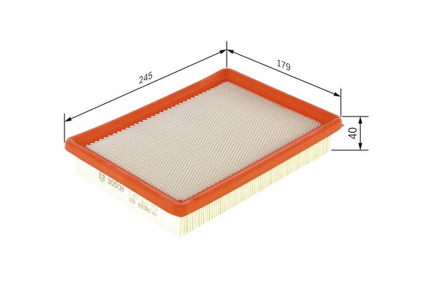 Hava Filtresi  Alfa Romeo GTV (163)(1995->)  BOSCH 1 457 433 253