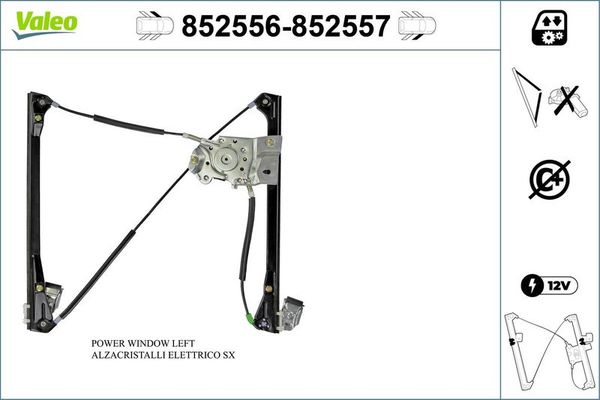 Cam Krikosu Ön Sol VALEO 852556