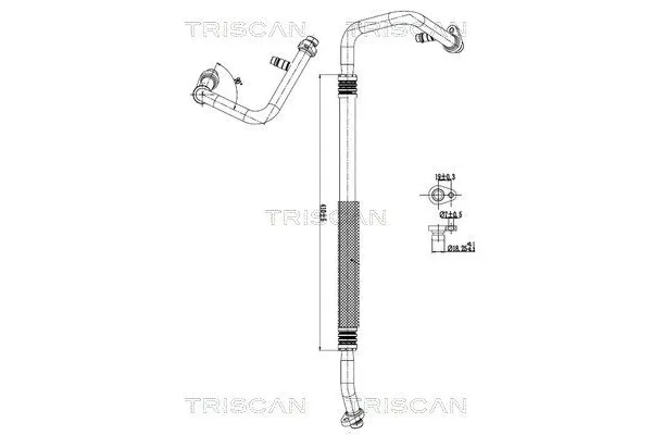 Klima Hortumu  Opel Movano B P.Van / Minibüs (2010->)  RENAULT ORJINAL 924800111R