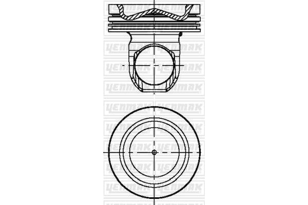 Piston (131.00MM-STD)   YENMAK 31-04085-000