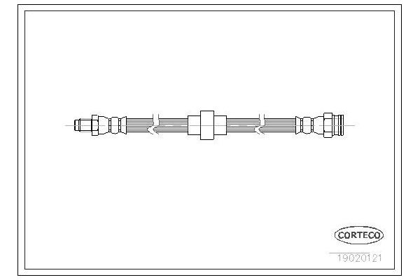 Fren Hortumu Arka Sağ veya Sol Peugeot 505 (05.1979->)  PSA ORJINAL 480650