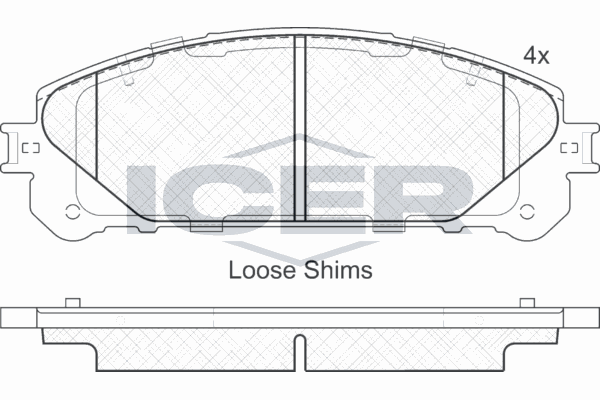 Fren Disk Balata Ön Toyota RAV4 (A5)(2019->)  AYD 60690A