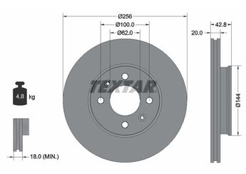 Fren Disk Ayna Ön Sağ ve Sol NAGAMA NBD-KI011  51712G6300