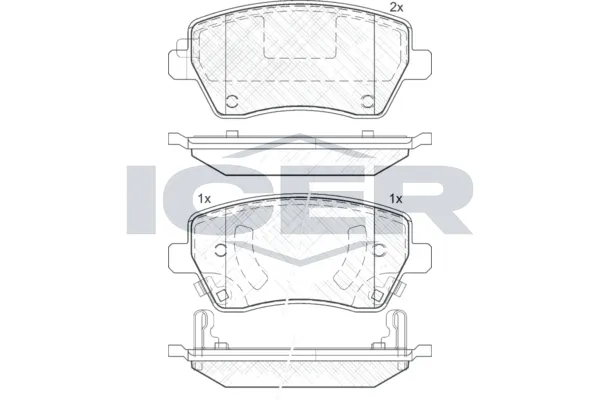 Fren Disk Balata Ön Nissan Micra (K13K/KK)(07.2010->)  OTOZONE FDO9184-R