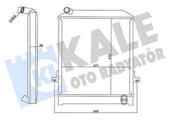 Su Radyatörü  KALE 240400  214105378R 387016972001