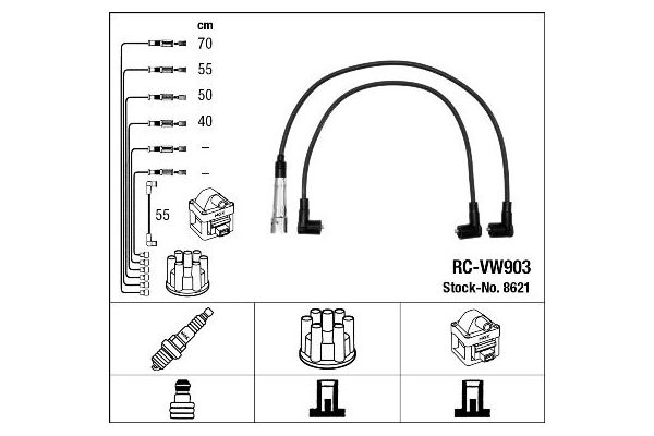 Buji Kablosu  NGK 8621