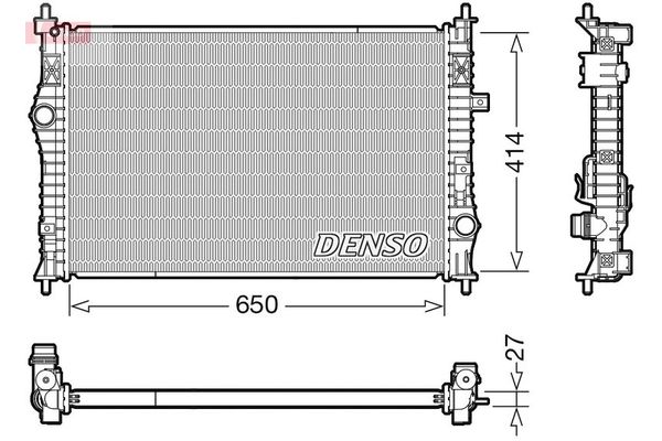 Su Radyatörü  Opel Zafira Life (2019->)  DENSO DRM21104