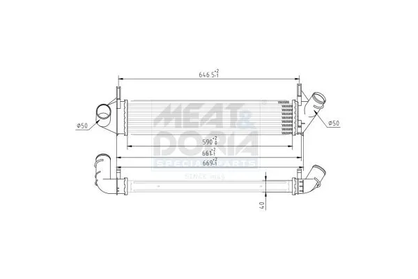Turbo Radyatörü  VEKA 42-3508