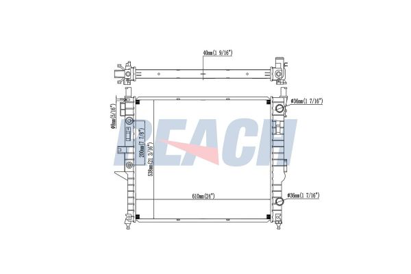 Su Radyatörü  BEHR 8MK 376 718-601