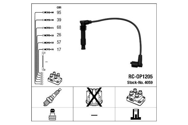 Buji Kablosu  AKD 1053B