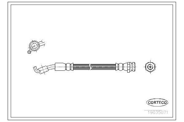 Fren Hortumu Arka Sol SVAC 94-0144