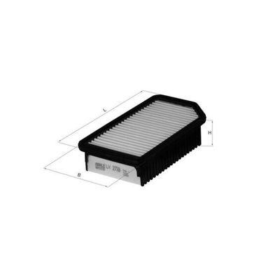 Hava Filtresi  Hyundai i20 (PB)(01.2009->)  MAHLE LX 2739