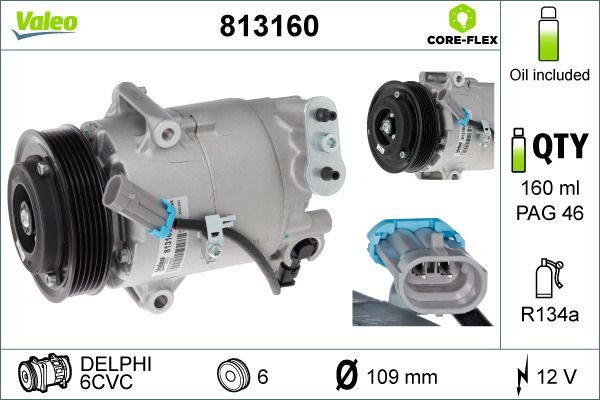 Klima Kompresörü  VALEO 813160