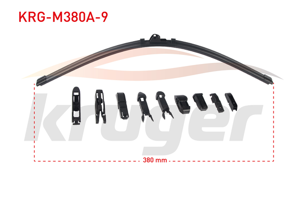 Silecek Süpürgesi Ön Muz Tip 380 mm - 15 inç KRUGER M380A-9