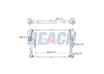 Su Radyatörü  VEKA 16-3244B  A2215003203 2215003203