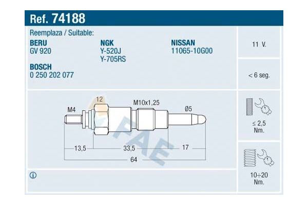 Isıtma Bujisi  ET1 ET068920