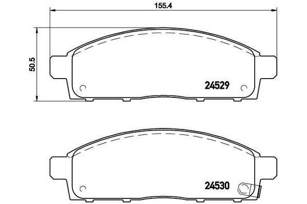 Fren Disk Balata Ön BREMBO P 54 038